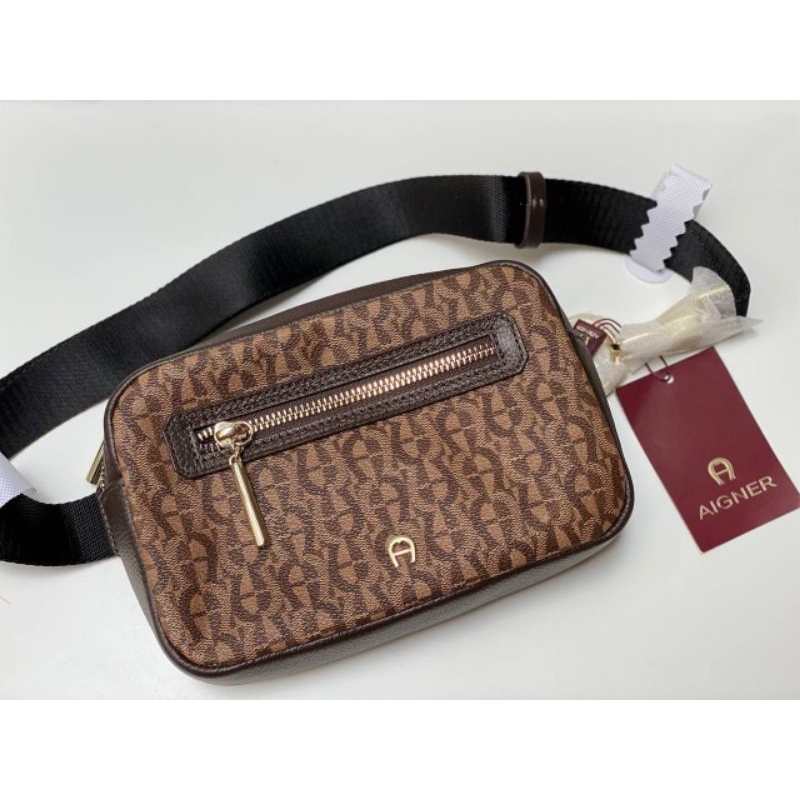 Aigner Ilona Belt Bag Fango Authentic Original Store