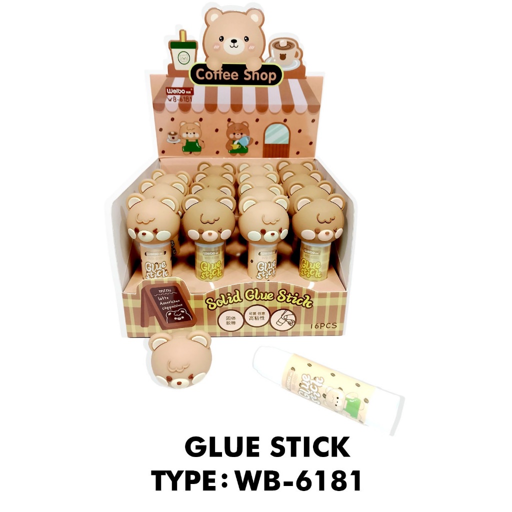 

FYM WEIBO GLUE STICK TYPE WB-6181(LEM KERTAS BENTUK STICK)