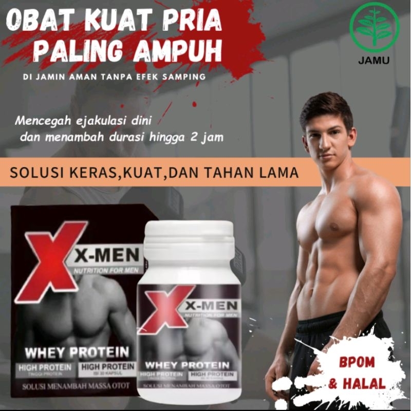 TERBARU !! X-MEN Obat Kuat Tahan Lama Penambah Stamina Pria Dewasa Ampuhh Original