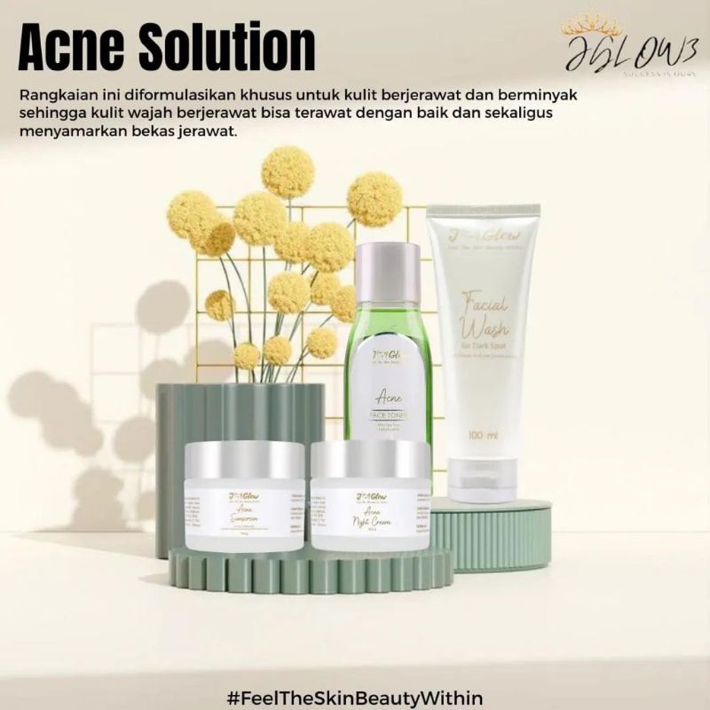 Jglow Paket Acne Tanpa Serum Totol
