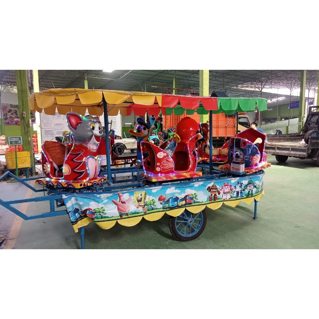 Odong Kereta Panggung Oval Karakter