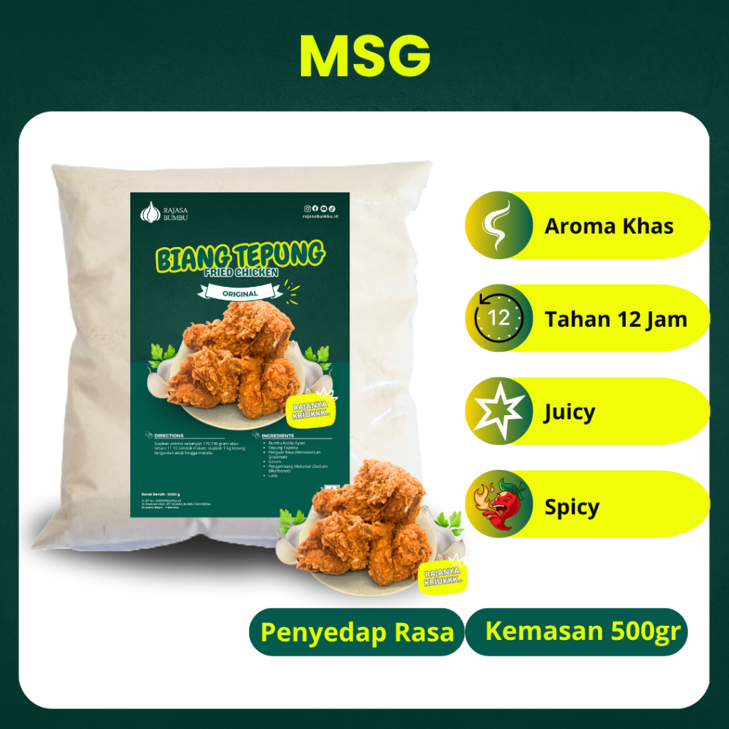 

500gr Msg siap pakai masakan rumahan