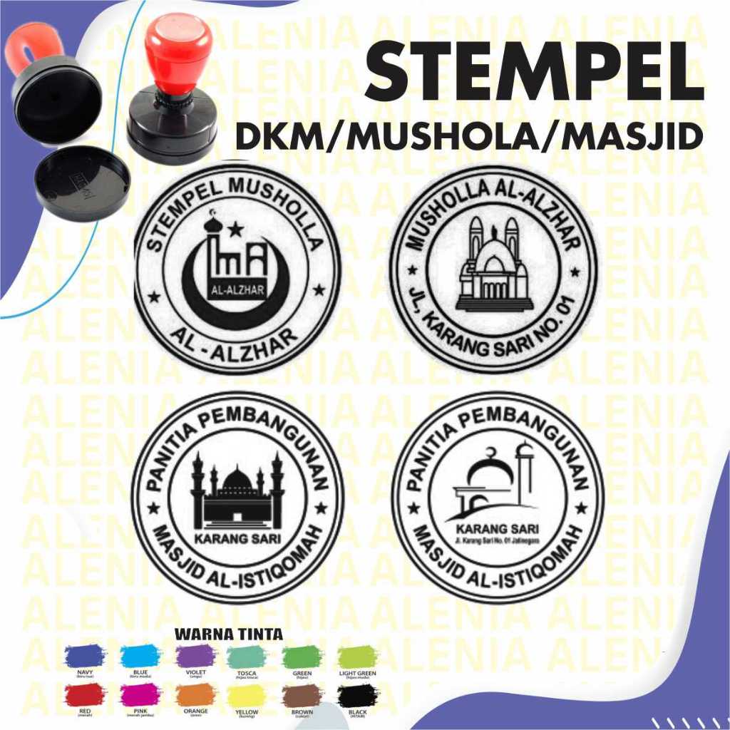 

Stempel Masjid/Musholla/Dkm/Pembangunan MURAH