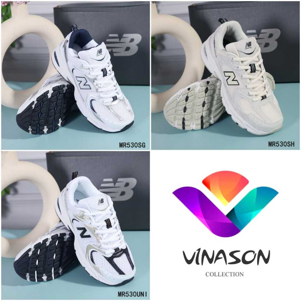 SNEAKERS WHITE RETRO NAVY MR530SG / MR530SH / MR530UNI WB