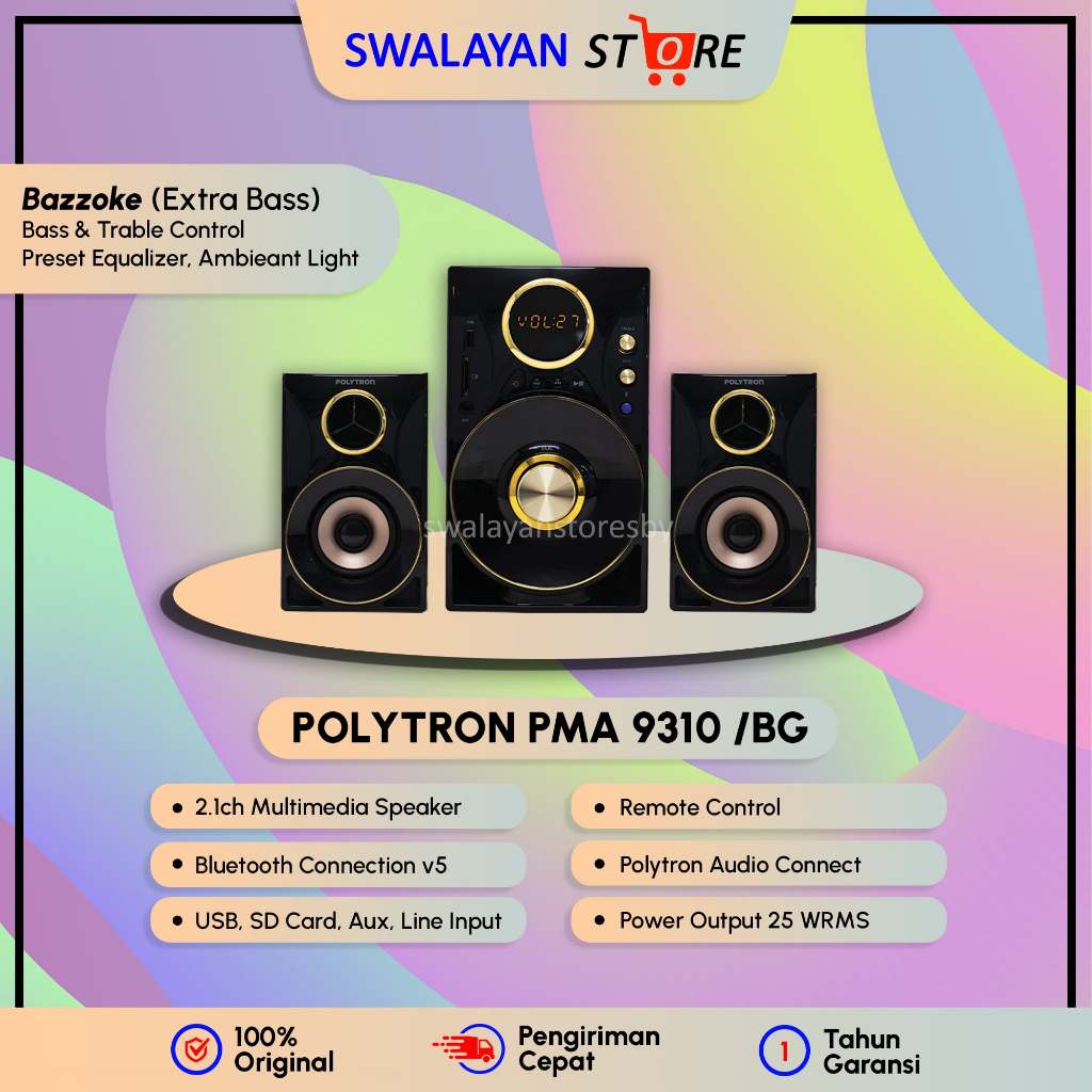 SPEAKER POLYTRON PMA 9310 ORIGINAL LANGSUNG KIRIM
