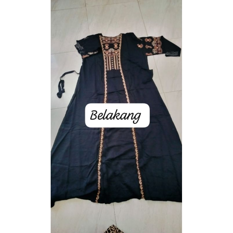 gamis bordir anisa
