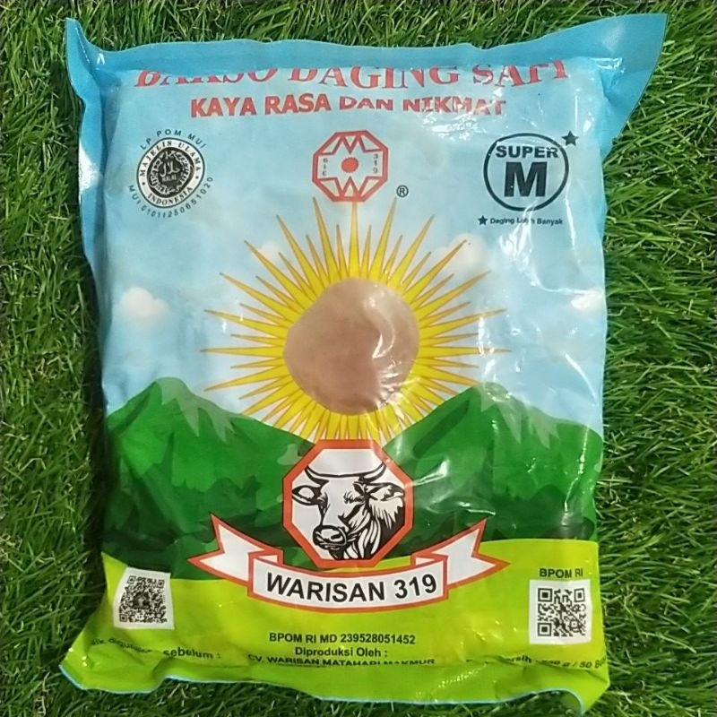 

Warisan bakso super M 50 butir