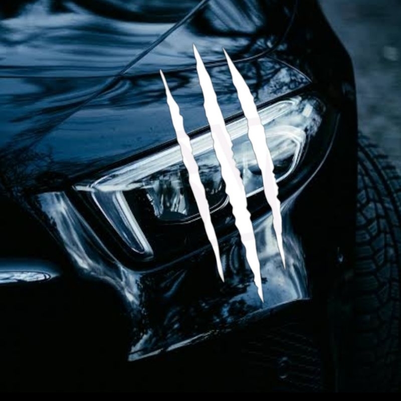 Cutting Sticker Wolverine Claw Cakar Robek