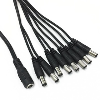 KABEL CUMI KONEKTOR DC CABANG MALE 8 FEMALE 1 CCTV