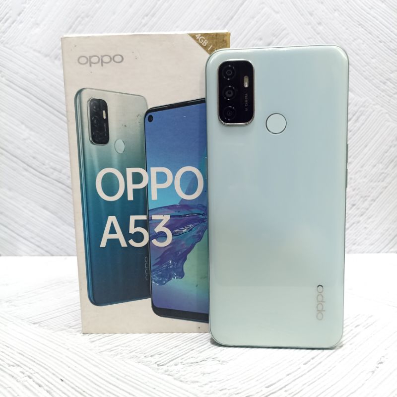Oppo A53 6/128 GB Handphone Second Bekas Fullset