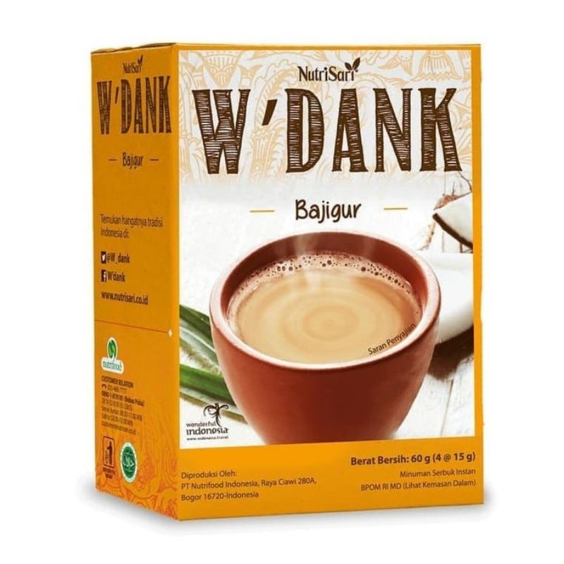 

W'Dank Bajigur 4 sachet