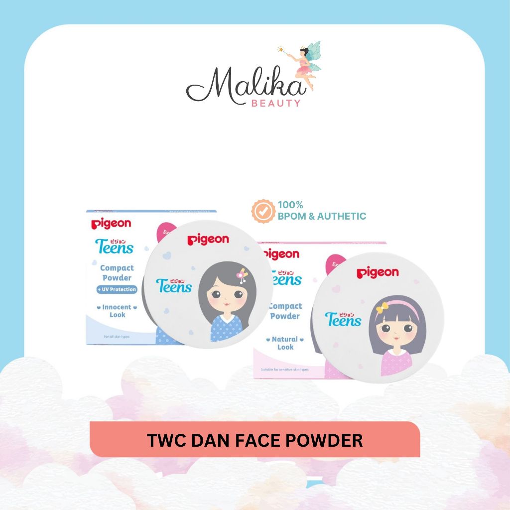 Malika Beauty | PIGEON TEENS Compact Powder | Compact Powder + UV