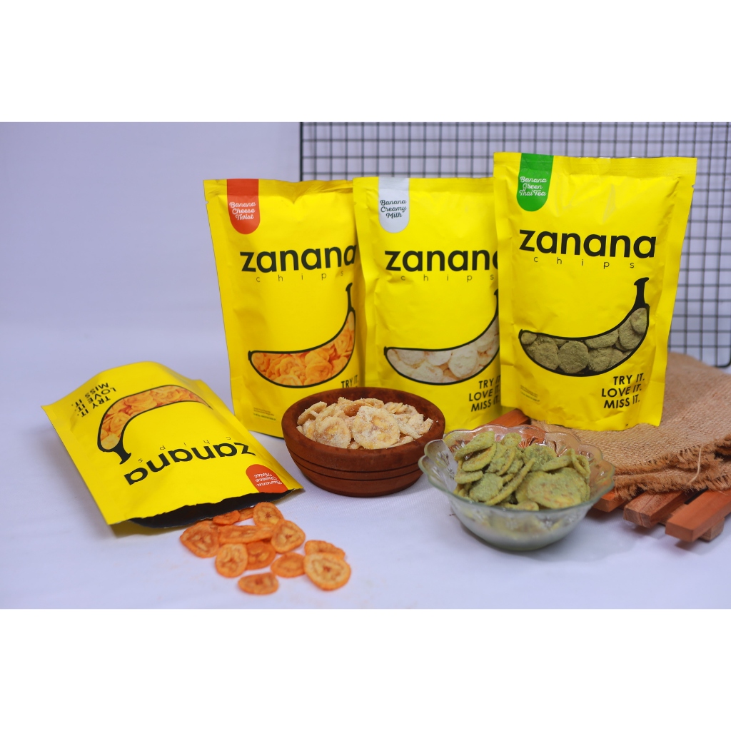 

Paket 3 pcs Mix Zanana | Keripik Pisang Bumbu Tebal dan Renyah