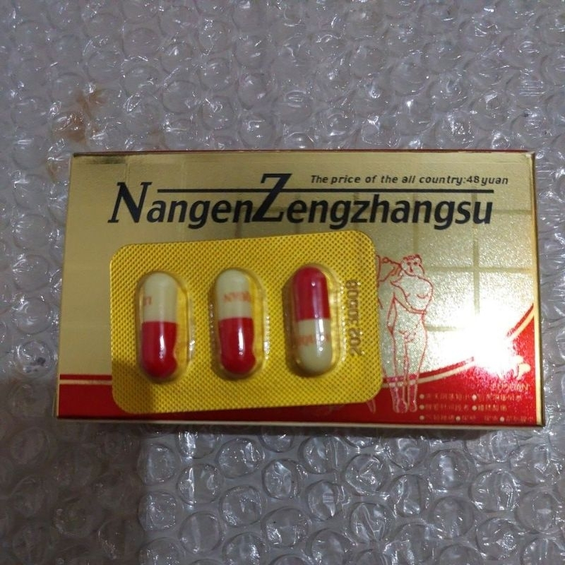 Obat Kuat Pria Nangen Zengzhangsu 100% Asli Obat Kuat Pria Tahan Lama