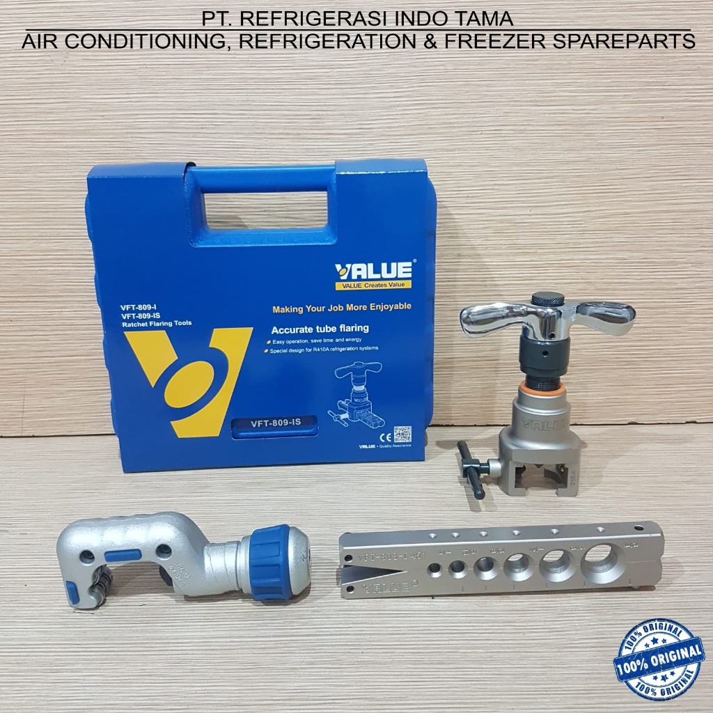 Flaring Tools VALUE VFT-809-IS + VTC-32 Blow Case