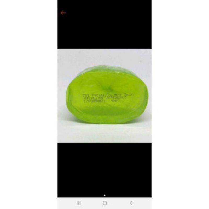 sabun hijau oval