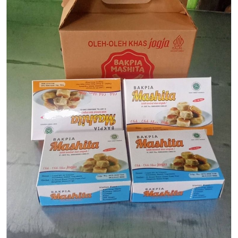 

Bakpia ASLI Khas Jogja / Bakpia Mashita Isi 15Biji