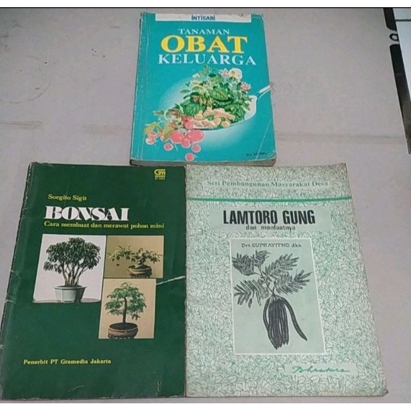 Obat keluarga / Bonsai cara membuat dan merawat pohon mini/ Lamtoro Gung dan manfaatnya