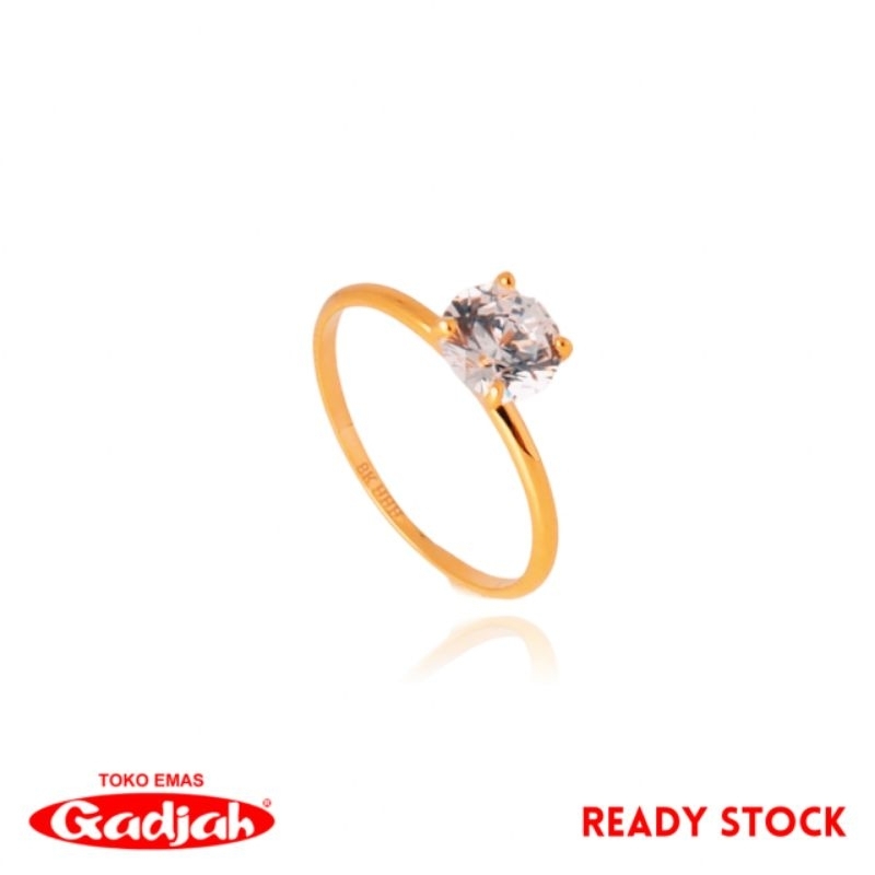 Cincin Emas Solitaire Nagita - Toko Emas Gadjah