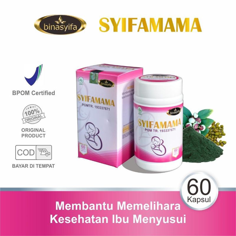 SYIFAMAMA Obat Pelancar ASI Vitamin Ibu Menyusui ASI Booster