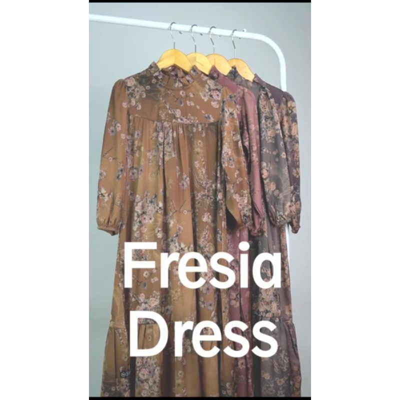 Fresia Dress/ GAMIS ARMANY SILK ANAK/ GAMIS ARMANI BROWN/ Gamis anak perempuan / Gamis Anak Mewah