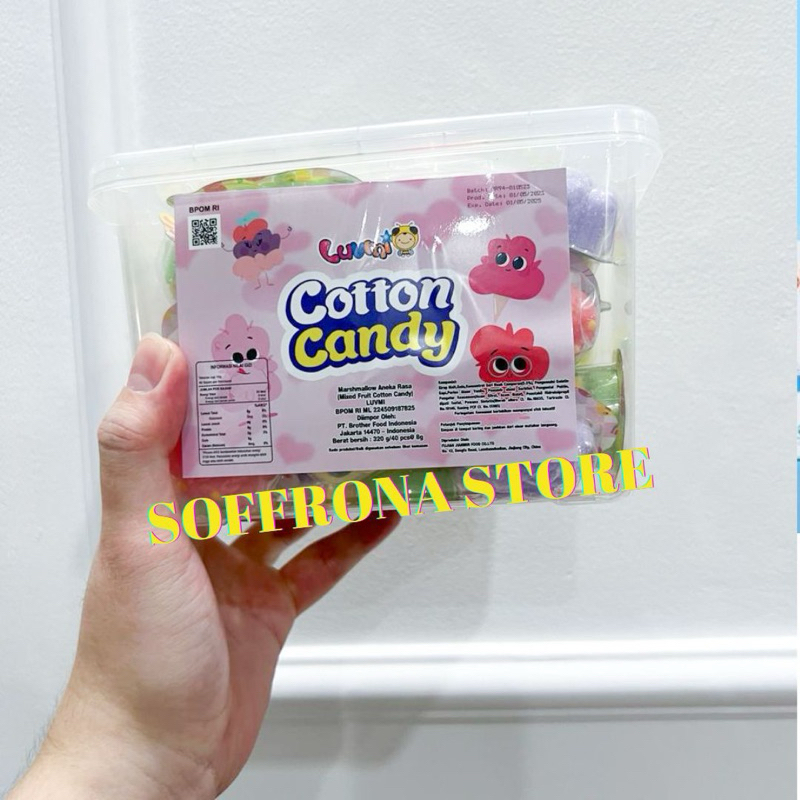 

Marshmallow Lucu Bentuk Buah 1 toples isi 40 pcs