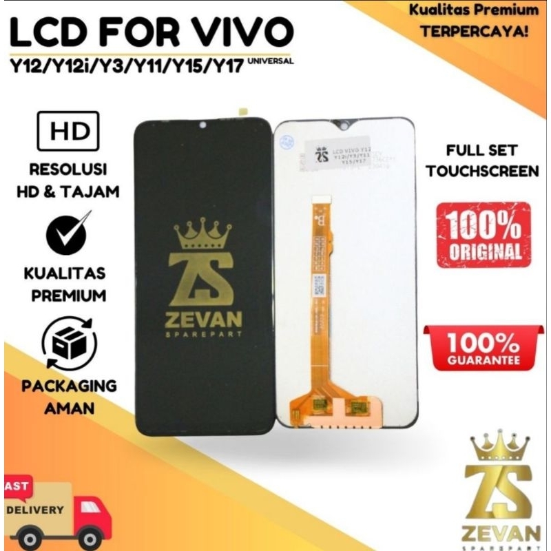 LCD VIVO Y12/Y15/Y12i/Y17 ORI OG SUPER PREMIUM/ZS