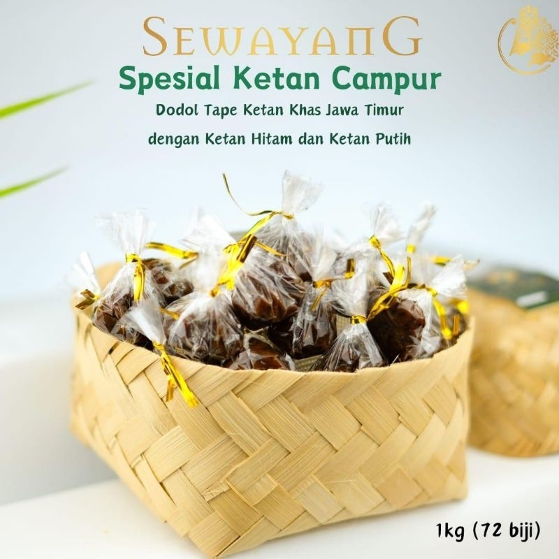 

Madumongso ketan Hitam Dan Ketan Putih Sepesial 1000 gram/1 kg isi 72 biji