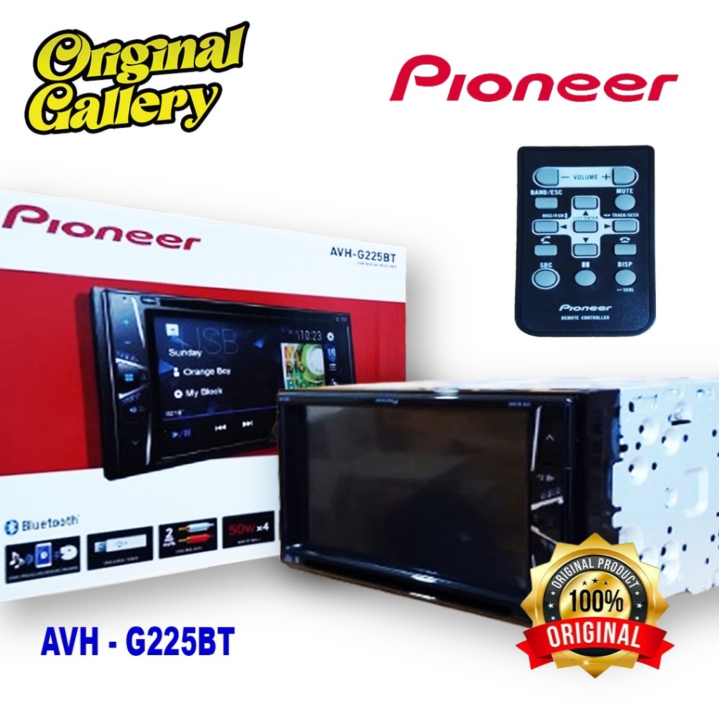pioneer head unit AVH - G 225 BT Double Din