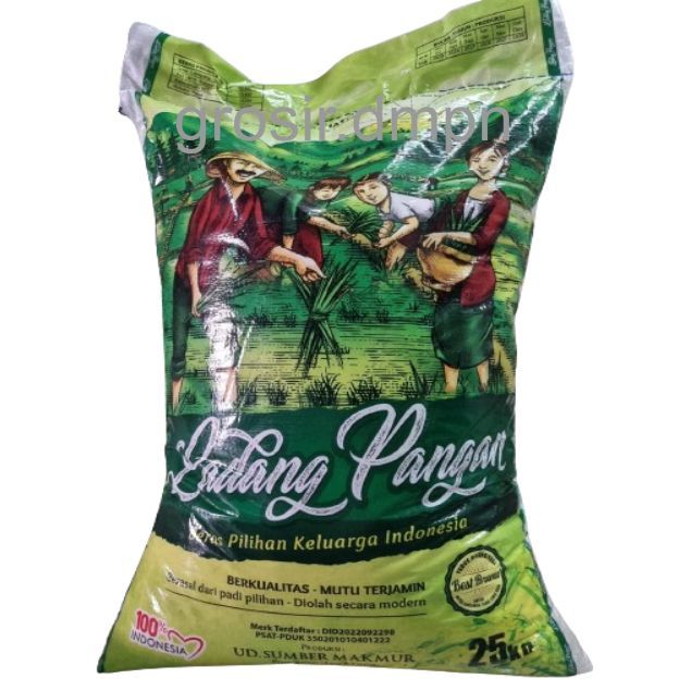 

BERAS PREMIUM 25kg MEREK LADANG PANGAN