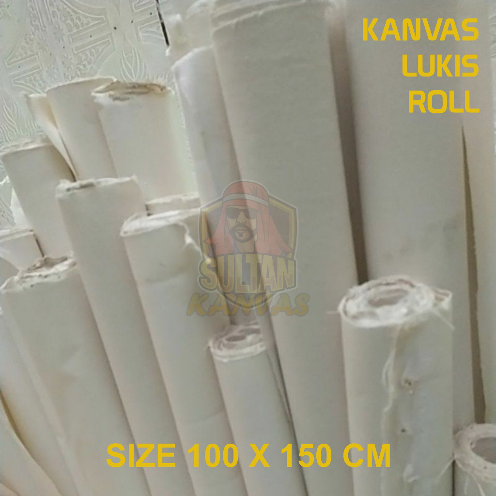 

KANVAS LUKIS ROLL UKURAN 100 X 150 CM SULTAN KANVAS