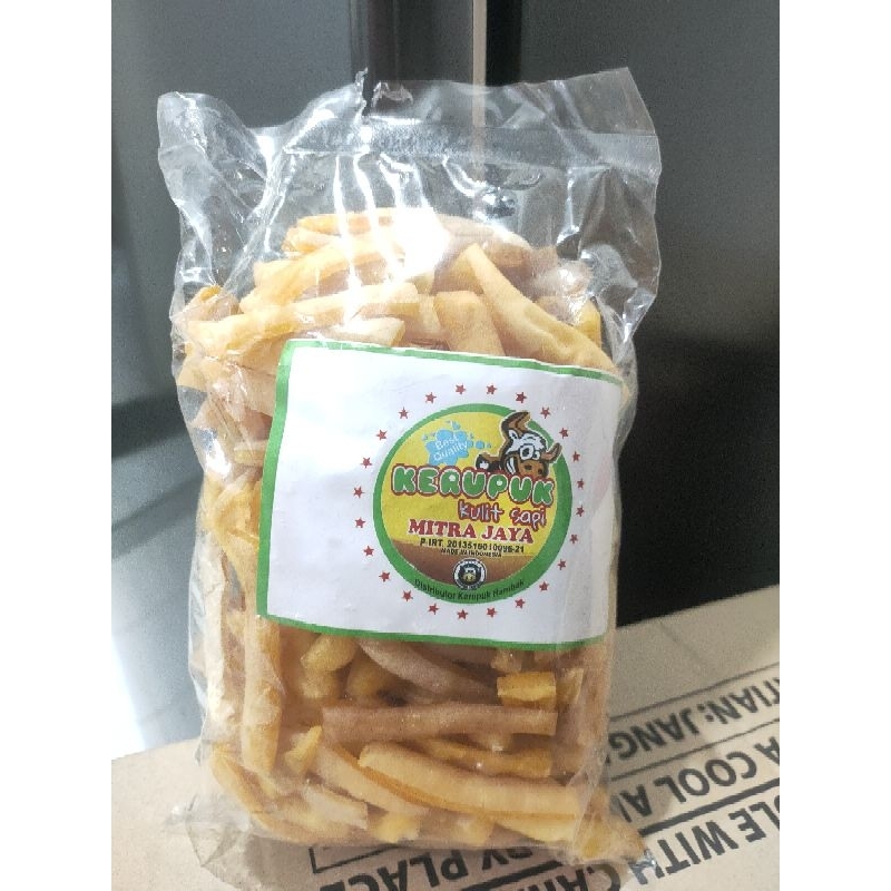 

Kerupuk Rambak Kulit Sapi MITRA JAYA 500gram (Mentah)