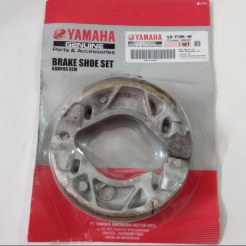 KAMPAS REM TROMOL BELAKANG / BRAKE SHOE BELAKANG / DISC PAD BELAKANG YAMAHA XEON RC, GT 125, MIO M3,