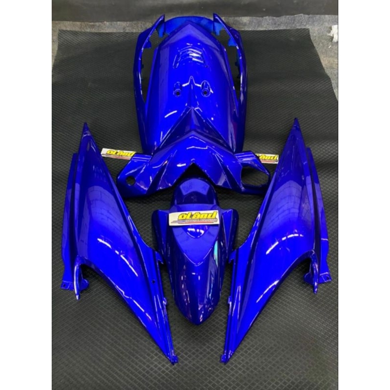 cat body motor warna biru mewah biru elegan
