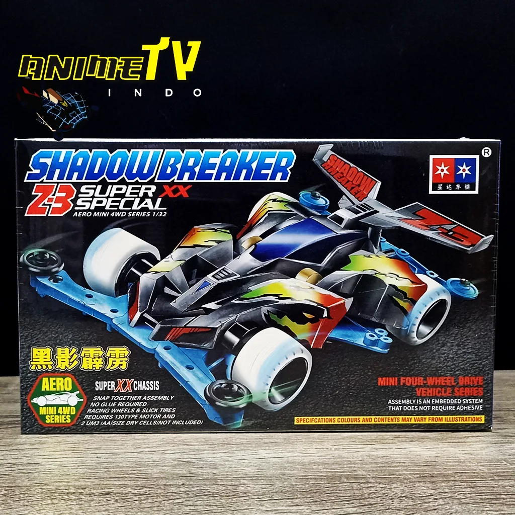 Rep Tamiya Mini 4WD Shadow Breaker Z3 Super xx Special Merk Daxing