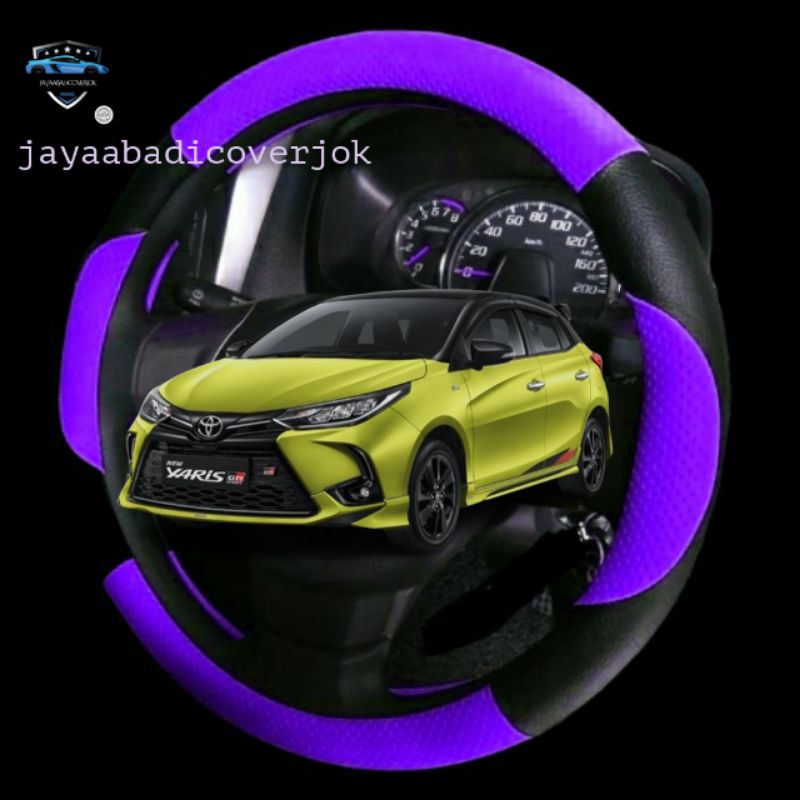 sarung stir mobil toyota yaris, cover stir mobil toyota yaris