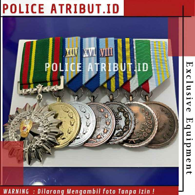 Satya lencana Mendali PDU Set TNI AD Nararya 8 16 24 Tahun Seroja Dharma nusa Wira Dharma Tanda Jasa