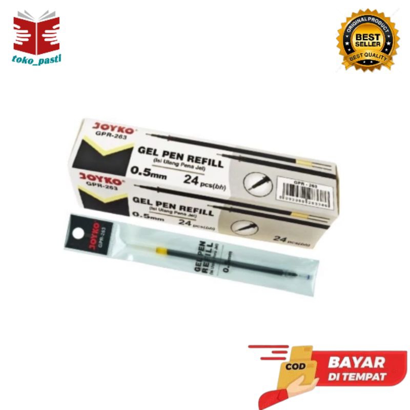 

ISI ULANG PULPEN GEL JOYKO GPR 263 jual per pak