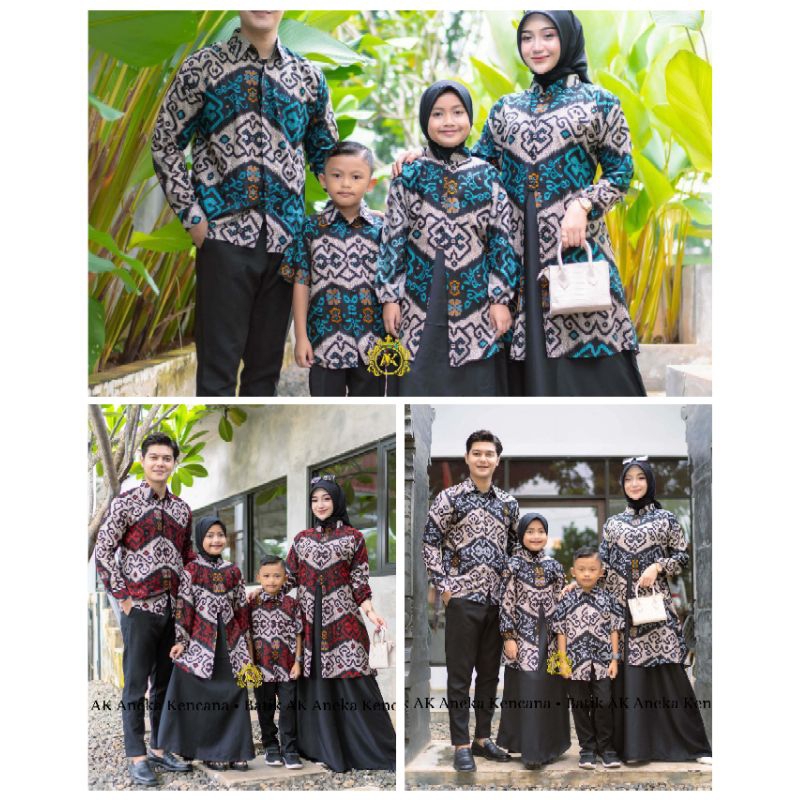 TERBARU FAMILY SET/SET PAKAIAN KELUARGA/COUPLE KELUARGA/COUPLE BATIK MIX TOYOBO/BATIK SARIMBIT KELUA