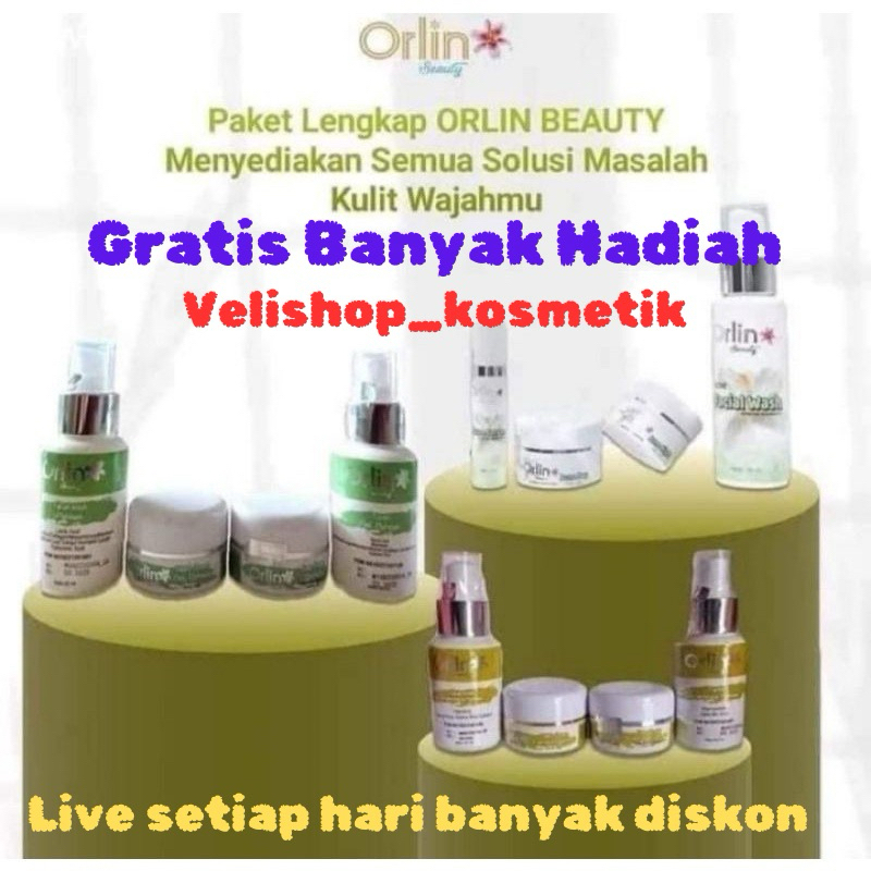 ( GRATIS DOUBLE BONUS ) PAKET SKINCARE ORLIN BEAUTY / ORLIN BEAUTY SKINCARE / ORLIN BEAUTY / ORLIN S