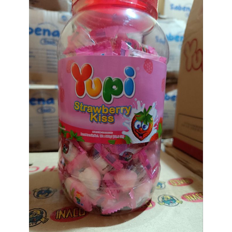 

permen yupi strawberry 300 gr