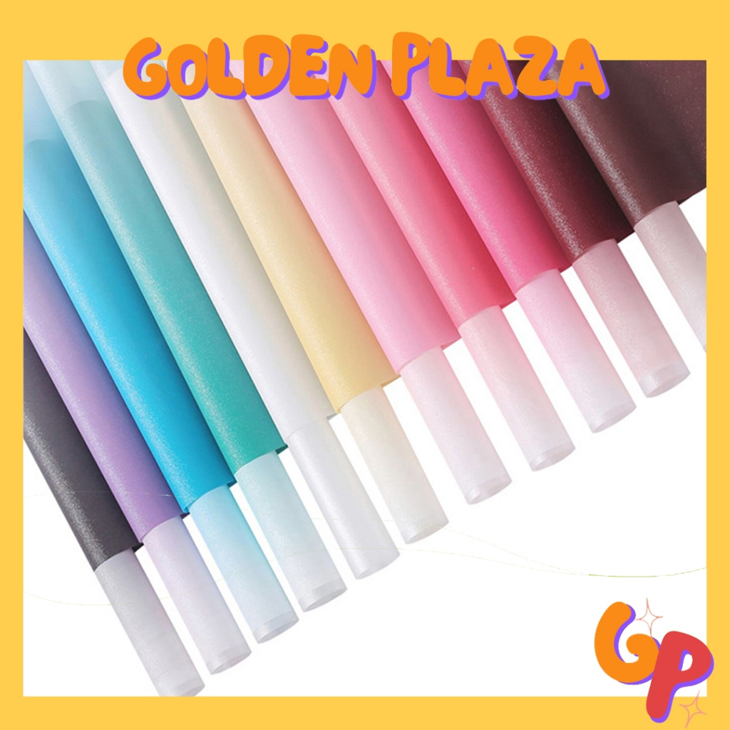 

(1 PACK ISI 15 LEMBAR) Flower Paper Wrapping Cellophane Gradient Color Kertas Florist Gradasi Kertas Buket Bunga KB6114