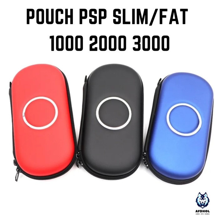TAS POUCH SONY PSP SLIM FAT 1000 2000 3000 EVA DOMPET TRAVEL HARD CASE STORAGE BAG SONY PLAYSTATION 