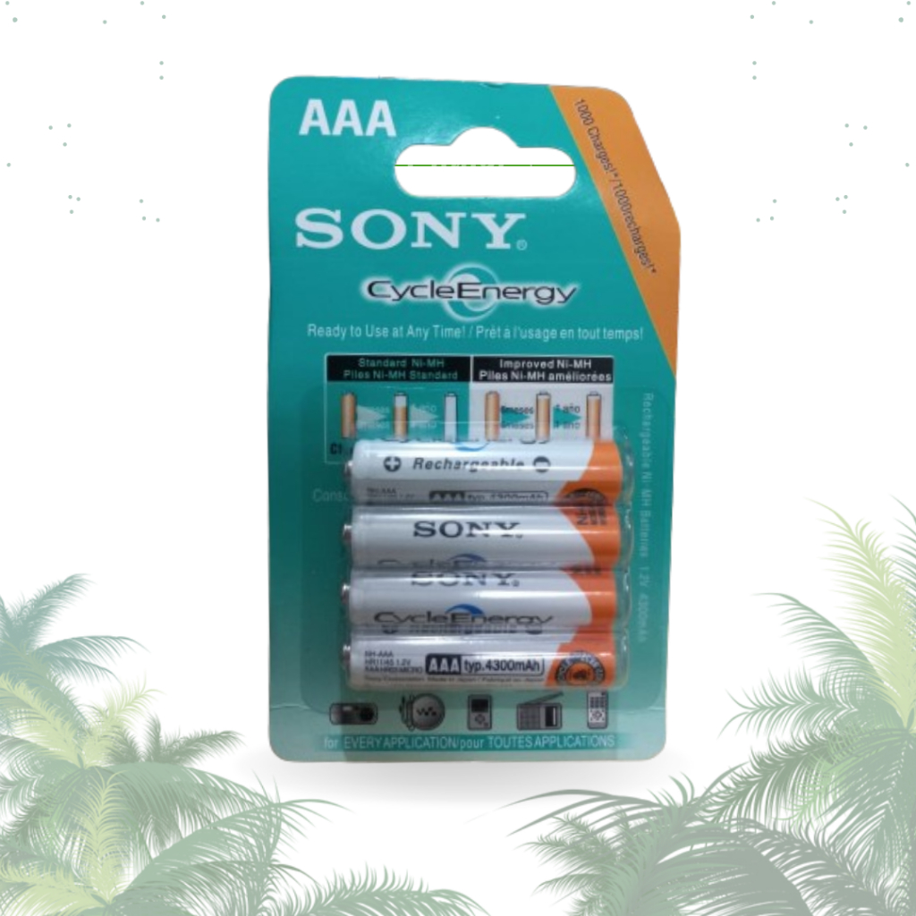 Baterai SONY AAA Recharge / Batere AAA Sony Rechargeable ISI 4