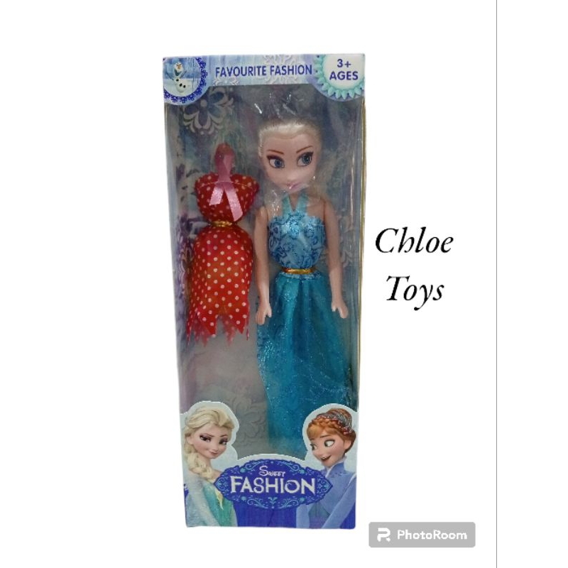 MAINAN BONEKA BARBIE FROZEN ADA BAJU 655-A15
