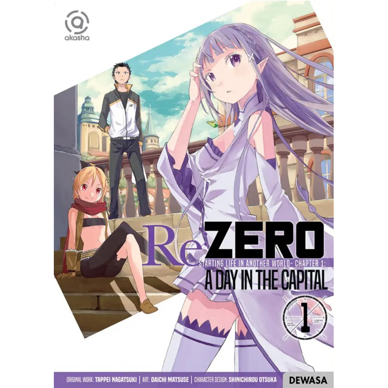 buku komik re zero a day in the capital