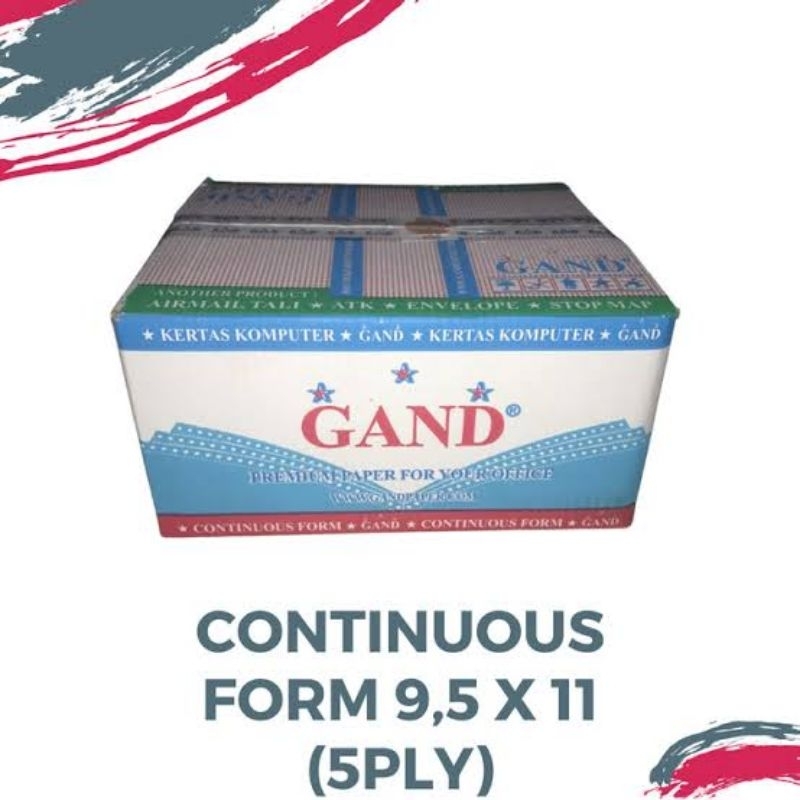 

Continuous Form 9.5x11 5 ply Full