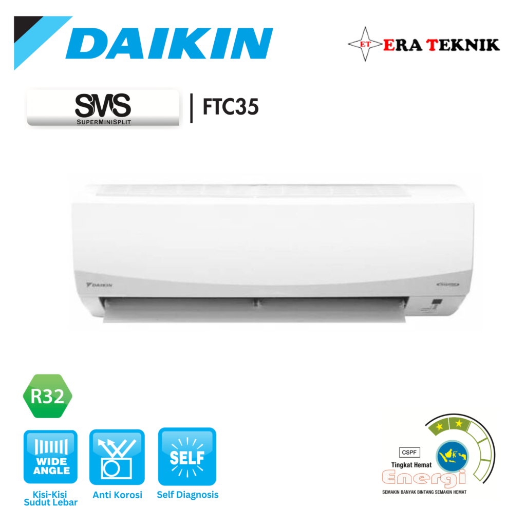 AC SPLIT WALL DAIKIN THAILAND 1.5PK NON INVERTER
