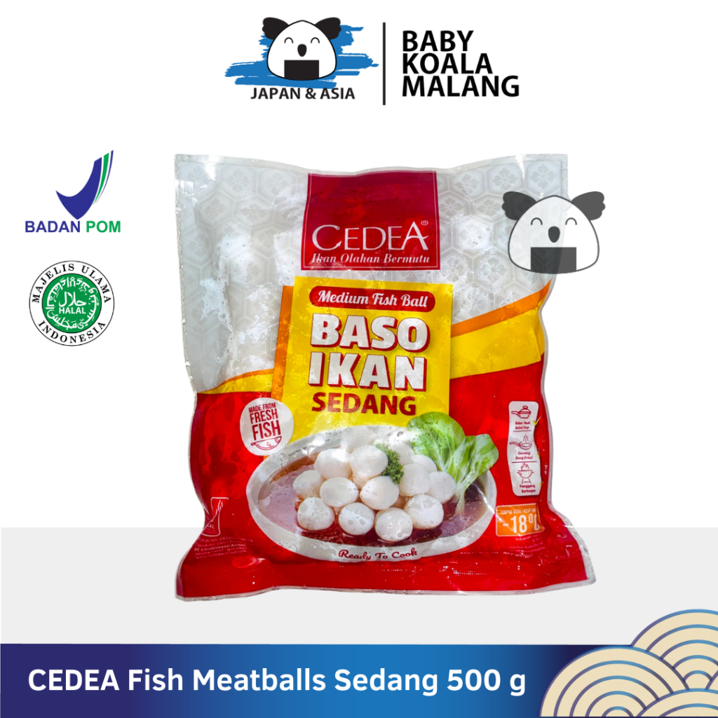 

CEDEA Fish Meatballs Sedang 500 g Halal | Baso Ikan Sedang-MLG