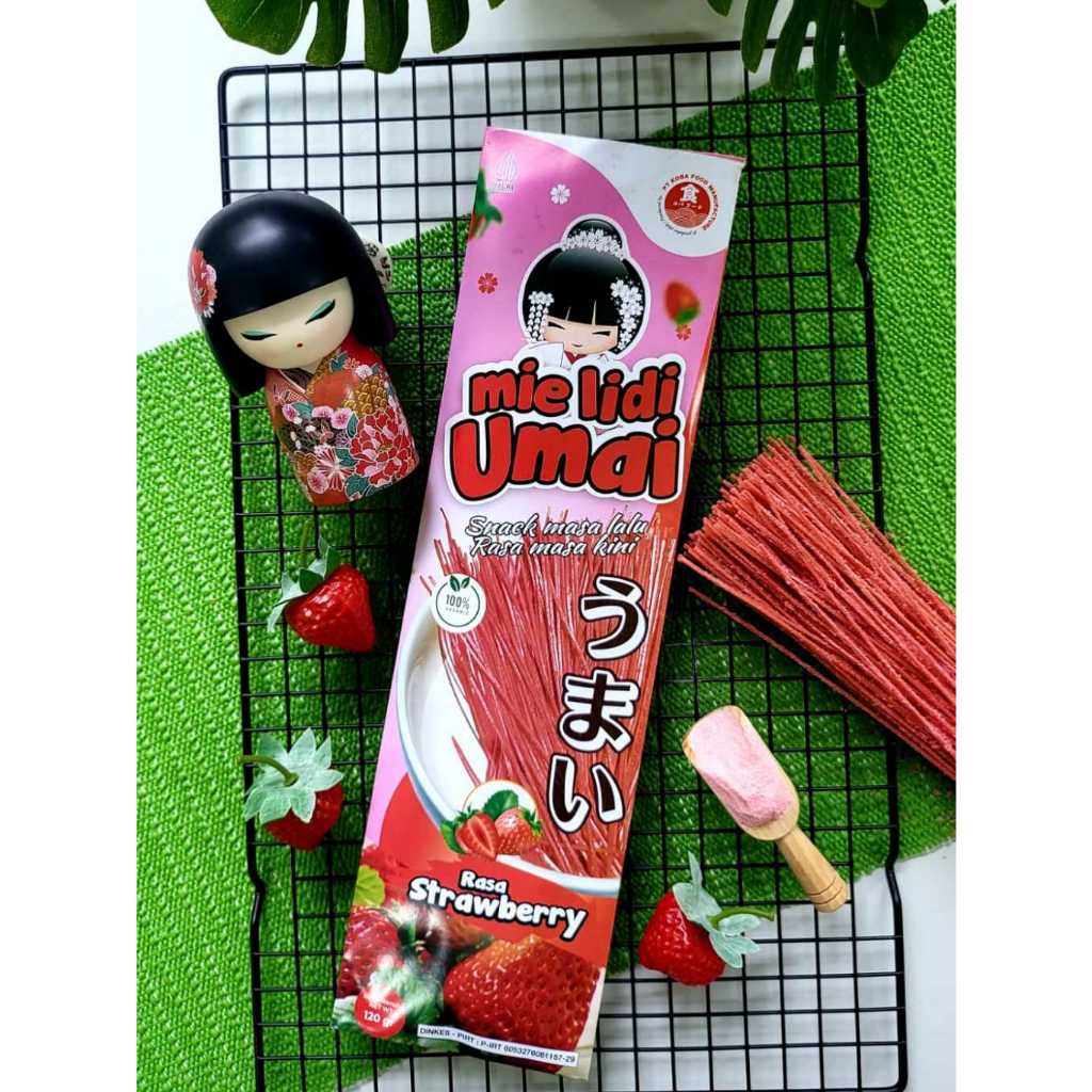 

LIDI UMAI - MIE LIDI UMAI RASA STRAWBERRY 120 gr